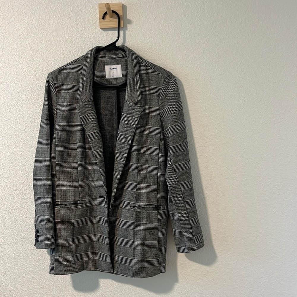 Old Navy Plaid Blazer